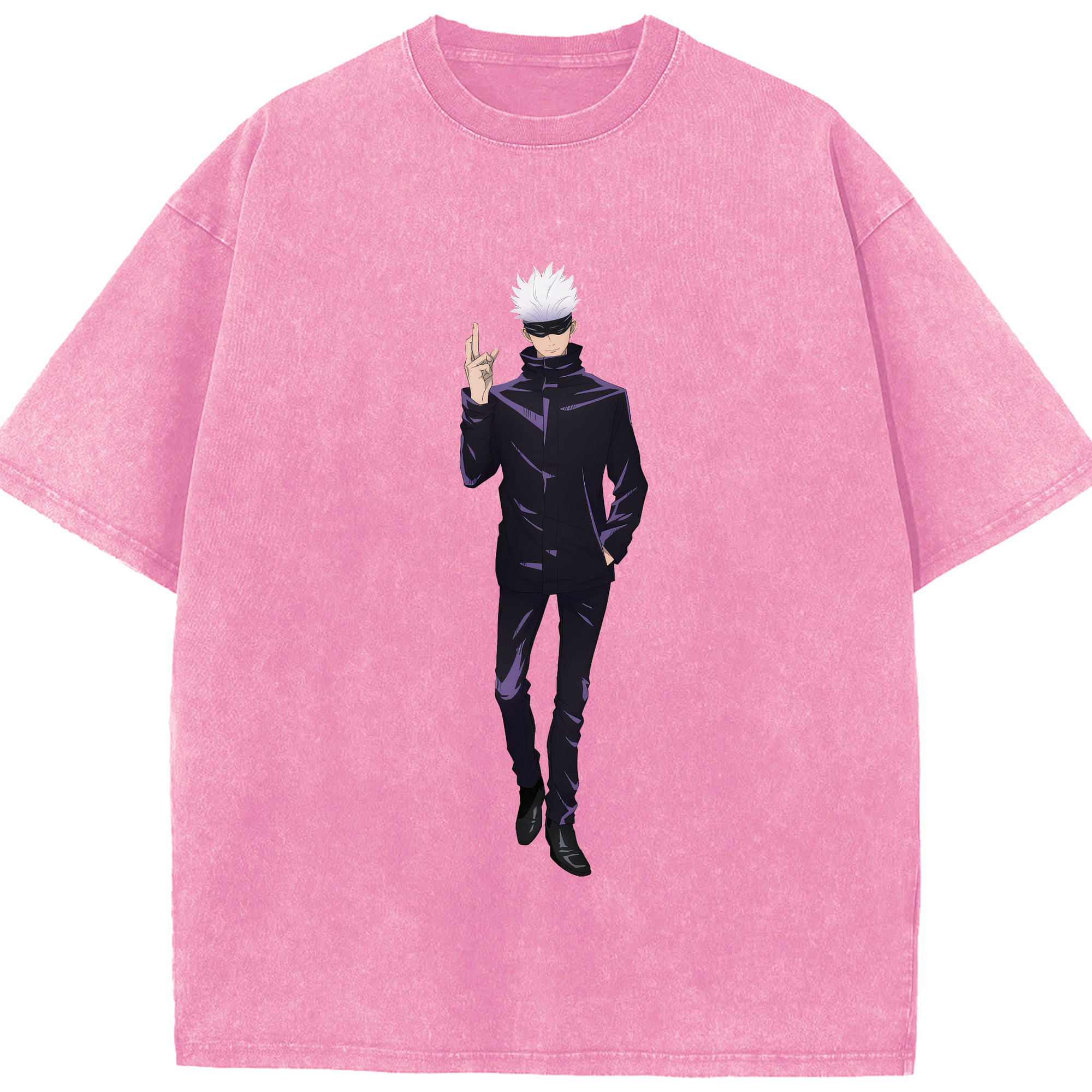 （画像用） 呪術廻戦 Jujutsu Kaisen 綿100% ヴィンテージ風 半袖Tシャツ（フロントプリント）